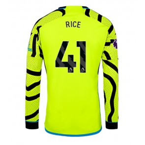 Arsenal Declan Rice #41 Replica Away Stadium Shirt 2023-24 Long Sleeve
